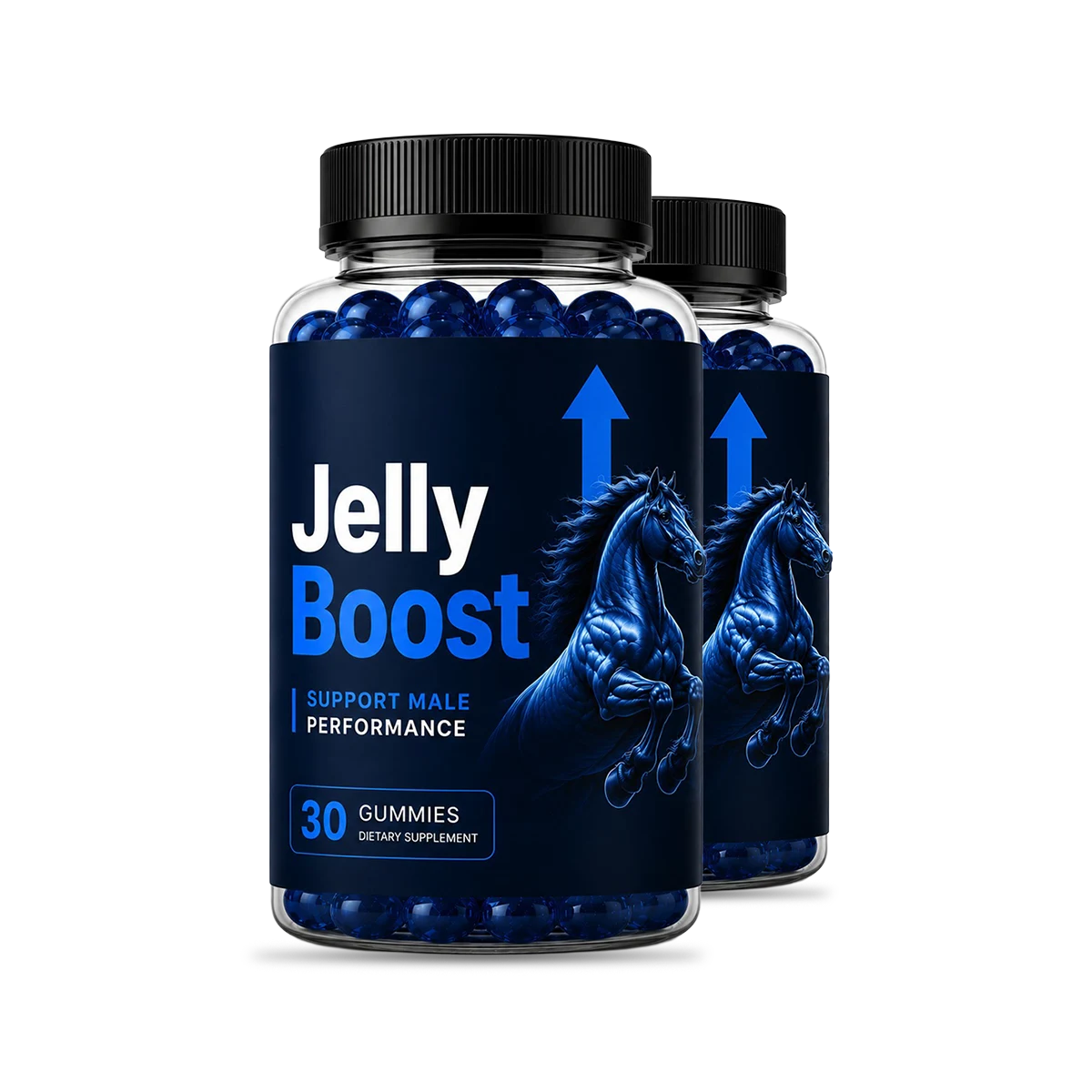 Two bottles of JellyBoost® gummies